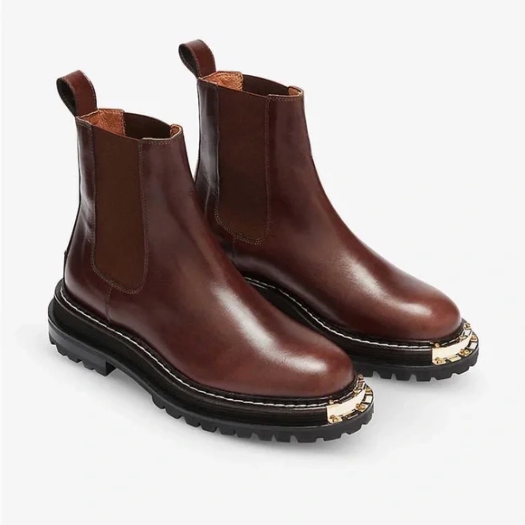 Noha Leather Ankle Boots